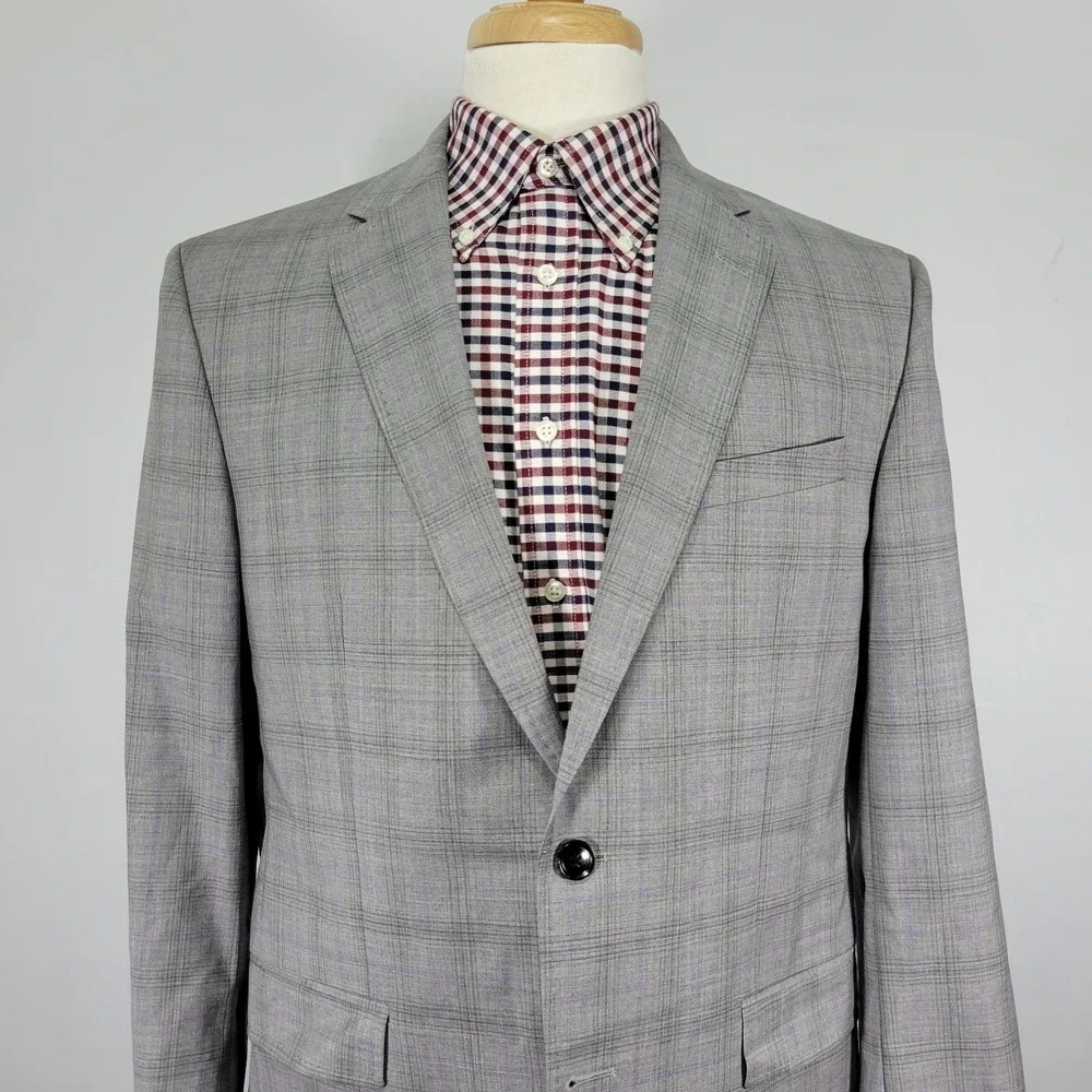 Ted Baker Endurance Men's Sport Coat Blazer Two Button‎ Gray Model Jay CT 42R